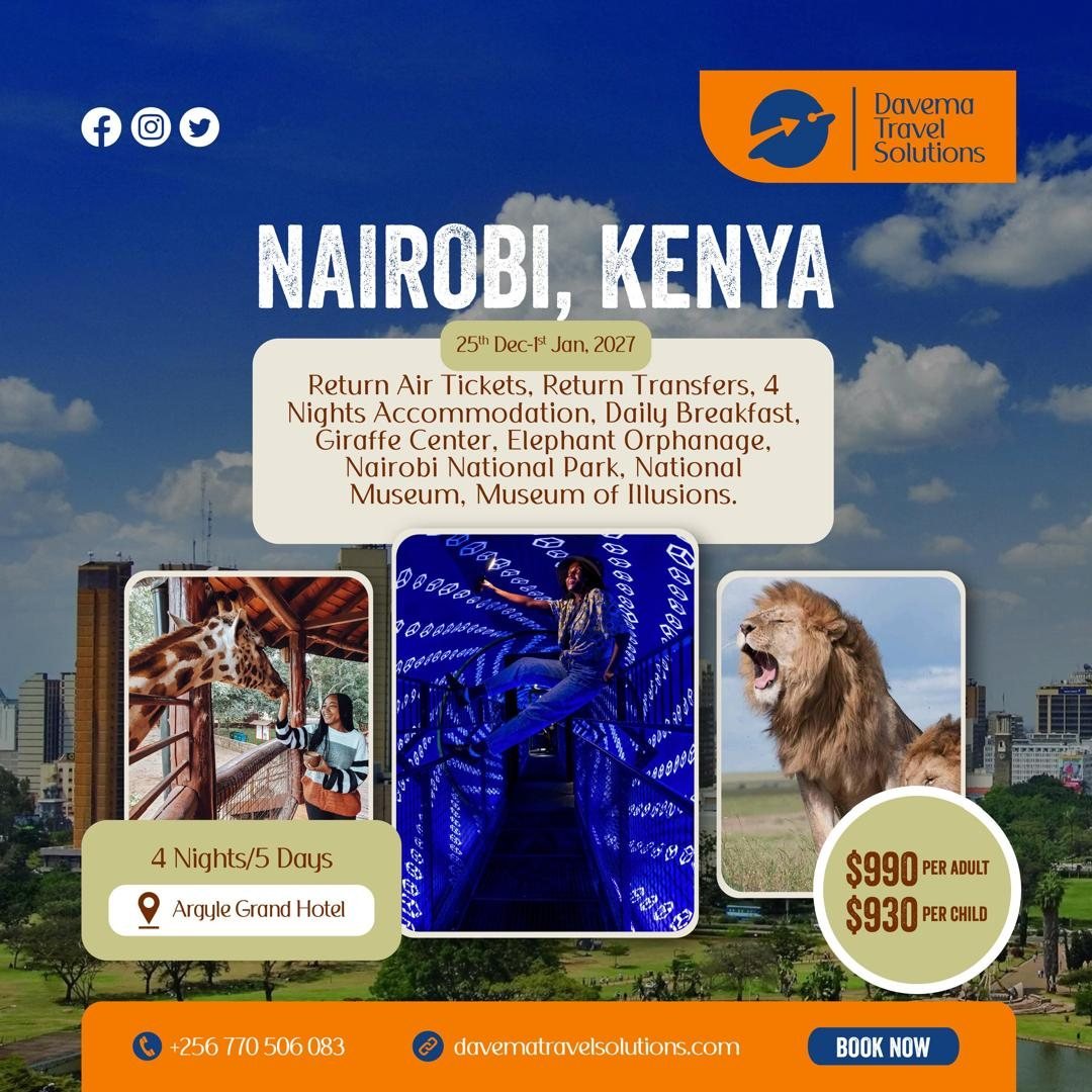 Nairobi, Kenya — city & wildlife break